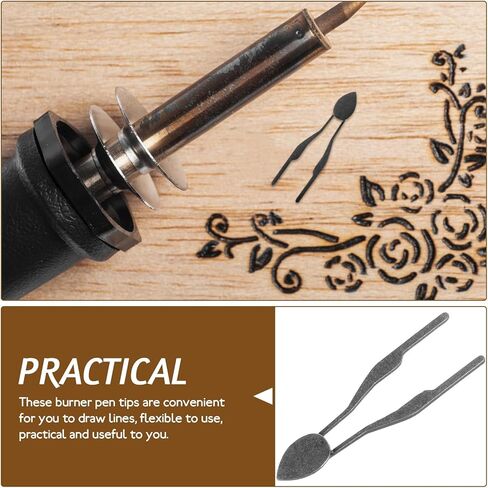 DIYEAH 5 قطع من أقلام البيروغرافيا نصائح بديلة لسلك الخشب ملحقات آلة حرق الخشب من أجل صياغة مفصلة ومشروعات حرق الخشب بنفسك in Kuwait