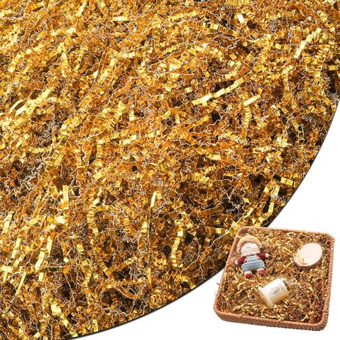 Funstreet 1LB قطع الورق المجعد تمزيقه حشو الورق قصاصات الورق الأحمر لسلال الهدايا صندوق الهدايا in Kuwait