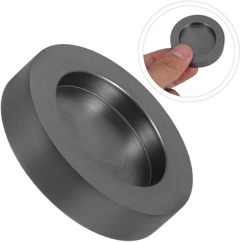 HEMOTON Graphite Mold Coin and Round Ingot Casting Mold, 3.5Ml Capacity 45Mm Outer Diameter, 30Mm Inner Diameter, Suitable for Metal Jewelry Casting and Silver Melting in Saudi Arabia