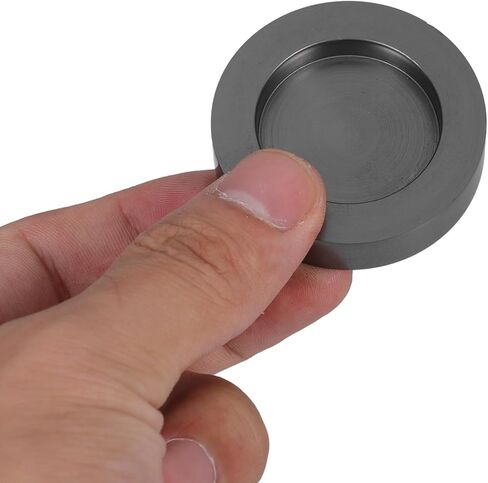 HEMOTON Graphite Mold Coin and Round Ingot Casting Mold, 3.5Ml Capacity 45Mm Outer Diameter, 30Mm Inner Diameter, Suitable for Metal Jewelry Casting and Silver Melting in Saudi Arabia