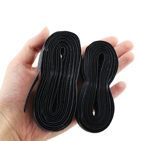 2PCS Black Patch Adhesive Strip Accessories 20mm x 2m Strong Sticky Tape for Sewing and DIY Crafts in Saudi Arabia