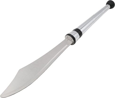 سكين رمي السكاكين - حافة شفرة حادة - مقبض ملفوف اللون فضي (مجموعة من 3) in Kuwait