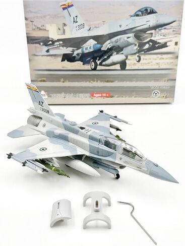 نموذج طائرة Falcon F-16F Diecast مقاس 1:72، نماذج نفاثة مقاتلة معدنية مجمعة مسبقًا للعرض أو التجميع، طائرة عسكرية عالية المحاكاة. in Kuwait