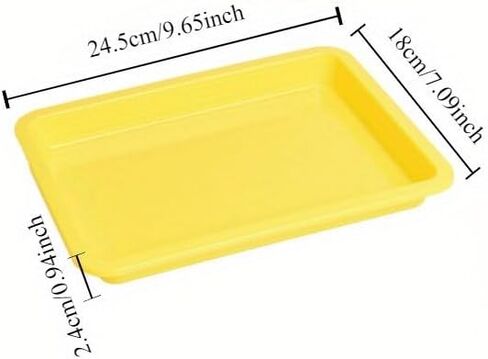 Plastic Art Trays,5 Pieces Stackable Activity Crafts Organizer, Serving, Jewelry Tray for DIY Projects, Painting, Beads, Organizing Supply in Saudi Arabia