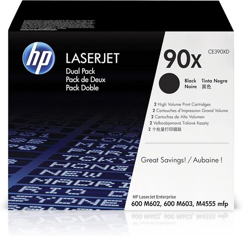 HP خرطوشة حبر ليزر جيت اصلية عالية الانتاجية 90X CE390X، اسود، عبوة واحدة in Kuwait