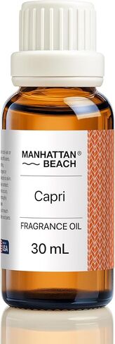 مانهاتن بيتش - كابري، موزع زيت ناشر مستوحى من البركان - زيت عطري للناشرين بالموجات فوق الصوتية وبدون ماء - 10 مل، زجاجة زجاجية سعة 0.34 أونصة سائلة in Kuwait