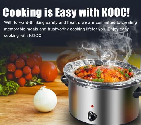 Slow Cooker Liners, 20 Cooking Bags Extra Large Disposable Pot Liner Plastic Bags for 6QT to 10QT Slow Cooker Cooking Pans, 14“ x 22", 20 Liners (20) in Kuwait