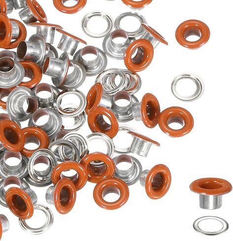 YELARXI Grommets Kit, Metal Eyelets, Grommet Eyelets Kit with Washers 3mm 1/8" Round Inner Hole Fitting for (Fabric/Shoes/Clothes/DIY Crafts/Bag/Belt) 250 Set & Bright Black in Saudi Arabia