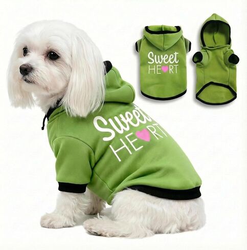Cozy Dog Hoodies & Sweater for Small Dogs & Puppies - Boy & Girl Outfit, Snug Fit Winter Hoodie, Ultra-Soft & Gentle for Easy Care, 100% Polyester (Blue-Pink, X-Small) in Saudi Arabia