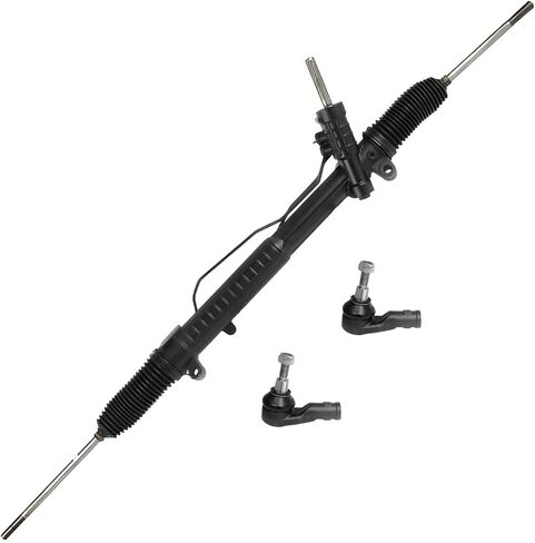 Detroit Axle - 2WD Rack & Pinion Kit for Dodge Charger Magnum Challenger Chrysler 300, 1 Power Steering Rack & Pinion Assembly, 2 Outer Tie Rod Ends Replacement in Saudi Arabia
