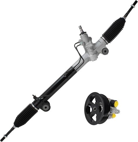 Detroit Axle - 2WD Rack & Pinion Kit for Dodge Charger Magnum Challenger Chrysler 300, 1 Power Steering Rack & Pinion Assembly, 2 Outer Tie Rod Ends Replacement in Saudi Arabia
