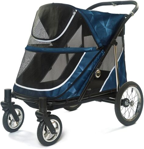 Pet Strollers Pet Stroller is Convenient and Simple, Foldable, Lightweight Material, Medium and Large Size for Cats and Dogs Pet Stroller Medium in Saudi Arabia