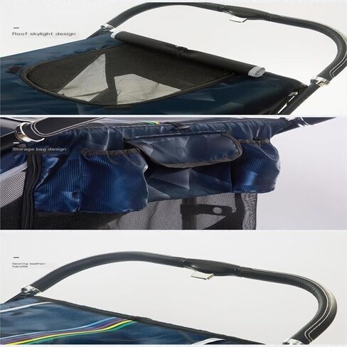 Pet Strollers Pet Stroller is Convenient and Simple, Foldable, Lightweight Material, Medium and Large Size for Cats and Dogs Pet Stroller Medium in Saudi Arabia