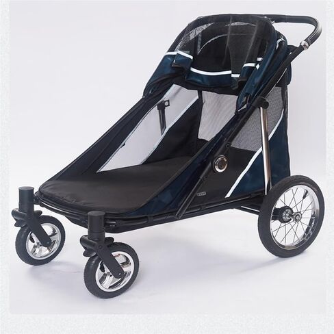 Pet Strollers Pet Stroller is Convenient and Simple, Foldable, Lightweight Material, Medium and Large Size for Cats and Dogs Pet Stroller Medium in Saudi Arabia