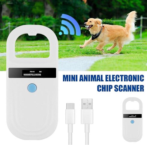 Animal Chip Scanner for Pet, 134.2KHz 5V USB2.0 Animal Supports FDXB ISO11784 / 11785 Pet Microchip Scanner EMID Microchip Reader for Animal Identification Management in Saudi Arabia