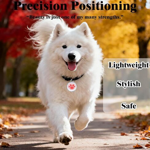 جهاز تعقب GPS ذكي للكلاب|جهاز تتبع GPS صغير سهل الاستخدام للقطط|مقاوم للماء والسقوط|جهاز تعقب ذكي لتحديد المواقع في الوقت الحقيقي|عمر بطارية طويل للغاية يصل إلى 365 يومًا|بدون اشتراك (Android وiOS) in Kuwait