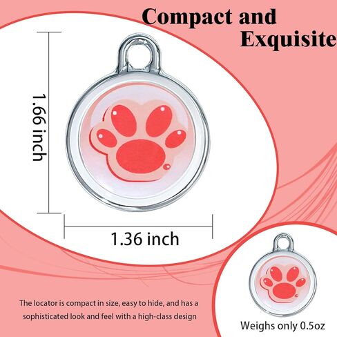 جهاز تعقب GPS ذكي للكلاب|جهاز تتبع GPS صغير سهل الاستخدام للقطط|مقاوم للماء والسقوط|جهاز تعقب ذكي لتحديد المواقع في الوقت الحقيقي|عمر بطارية طويل للغاية يصل إلى 365 يومًا|بدون اشتراك (Android وiOS) in Kuwait