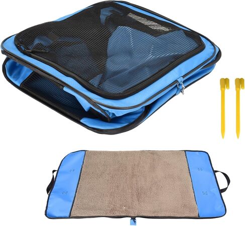 HEEPDD Collapsible Pet Carrier, Airline Approved Portable Cat and Dog Crate with Water Proof Bottom Liner and 5 Sided Mesh Walls, for Medium to Large Cats and Dogs in Saudi Arabia
