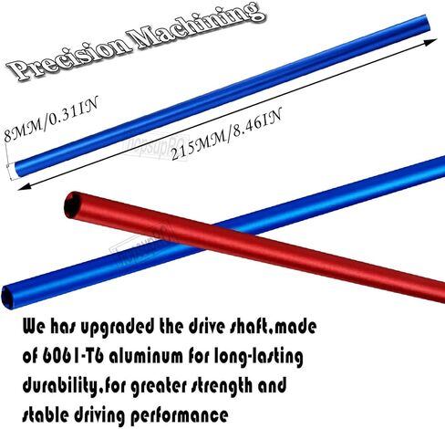 Upgrades Part for 1/10 Slash 4X4/Slash 4X4 VXL,Metal Spur Gear Differential Gears 50T(32-Pitch) with 15T/17T/19T Pinions Gear Sets & Aluminum Driveshaft Center,Navy Blue in Saudi Arabia