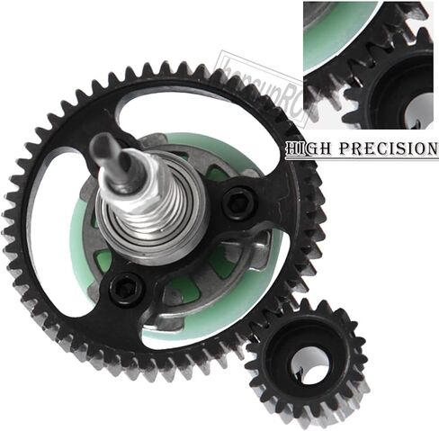 Upgrades Part for 1/10 Slash 4X4/Slash 4X4 VXL,Metal Spur Gear Differential Gears 50T(32-Pitch) with 15T/17T/19T Pinions Gear Sets & Aluminum Driveshaft Center,Navy Blue in Saudi Arabia