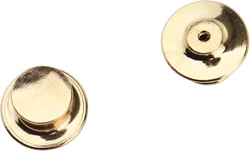 SING F LTD 10pcs Metal Locking Flathead Lapel Pin Back Clutch Clasp Fastener Spring Loaded No Tool Required in Saudi Arabia