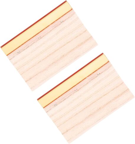 OSALADI 2Pcs Wooden Screen Printing Squeegee for Oil and Water-Based Inks Sturdy Ink Scratch Board for Artists for Screen Printing Projects in Kuwait