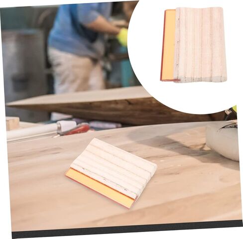OSALADI 2Pcs Wooden Screen Printing Squeegee for Oil and Water-Based Inks Sturdy Ink Scratch Board for Artists for Screen Printing Projects in Kuwait