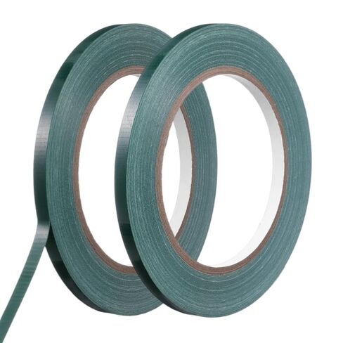 2Rolls Green Floral Tape 1/4 Inch Wide Strong Adhesion Flower Tape Waterproof Floral Tapes for Bouquet Stem Wrapping and Art Crafts(98ft/Roll) in Saudi Arabia