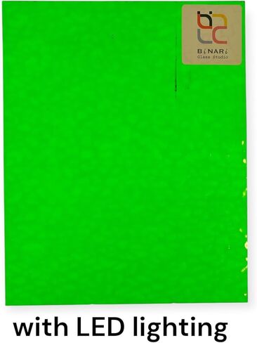 Wissmach Stained Glass Sheet: Green English Muffle | Curated by BiNARi Glass Studio in Saudi Arabia