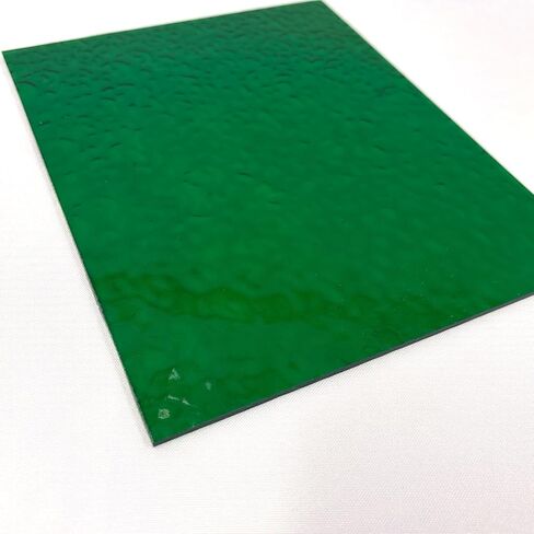 Wissmach Stained Glass Sheet: Green English Muffle | Curated by BiNARi Glass Studio in Saudi Arabia