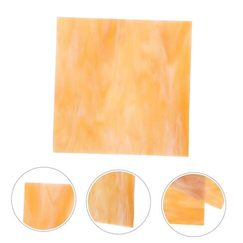 HOMSFOU Mosaic Tile Sheets 2 Pieces 3.94X3.94 Inch Glass Tiles for DIY Crafts and Home Decor Stained Glass Pieces for Photo Frames and Flowerpots in Saudi Arabia