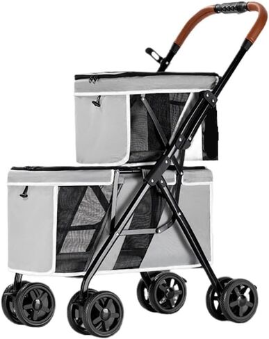 Pet Strollers Outdoor Pet Stroller Folding Pet Stroller Front Wheel Universal Pet Stroller Available For Cats And Dogs Pet Stroller Medium(G) in Kuwait