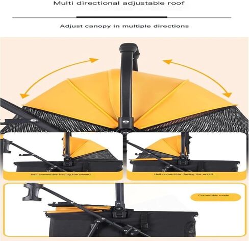 Pet Strollers Pet Stroller Cat And Dog Four-wheel Stroller Pet Outdoor Stroller Separate Stroller Cat Stroller Dog Stroller Pet Stroller Medium in Kuwait