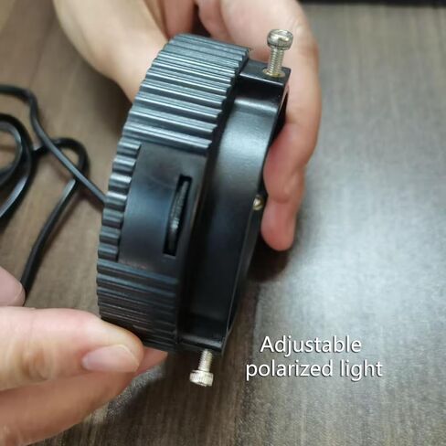 ضوء مجهر مستقطب صغير الحجم وخفيف الوزن مع 72 لمبة LED عالية السطوع تعمل بمنفذ USB لتطبيقات مختلفة in Kuwait
