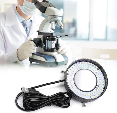 ضوء مجهر مستقطب صغير الحجم وخفيف الوزن مع 72 لمبة LED عالية السطوع تعمل بمنفذ USB لتطبيقات مختلفة in Kuwait