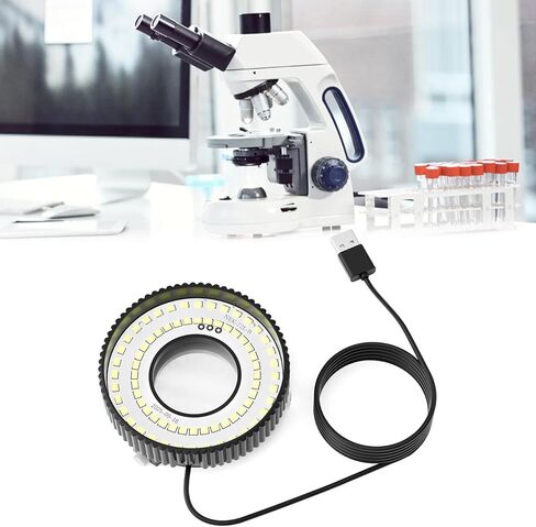 ضوء مجهر مستقطب صغير الحجم وخفيف الوزن مع 72 لمبة LED عالية السطوع تعمل بمنفذ USB لتطبيقات مختلفة in Kuwait
