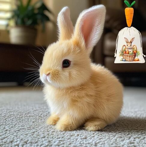 VYG Bunny - لعبة الأرنب الواقعية، Bunby - لعبة الأرنب الواقعي للأطفال (بني) in Saudi Arabia