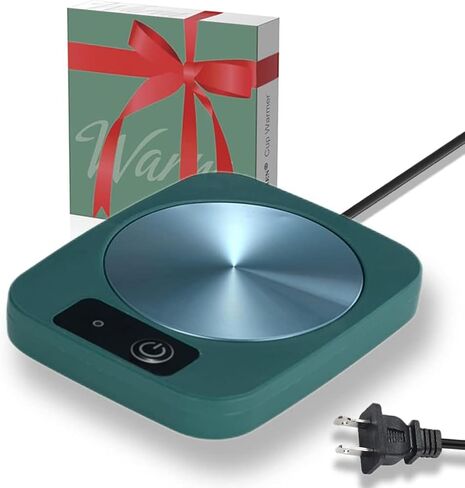 Coffee Mug Warmer with Cup, Coffee Warmer 55℃ Constant Temperature Thermostat Coaster Smart Cup Warmer for Heating Coffee, Beverage, Milk, Tea and Hot Chocolate (Blue) in Saudi Arabia
