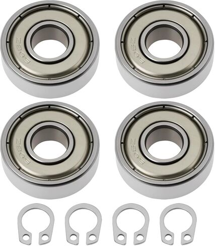 مجموعة من 8 محامل وحلقات DIN 471 متوافقة مع حوامل المحرك Revox A77 B77 PR99 مع حلقات دائرية in Kuwait