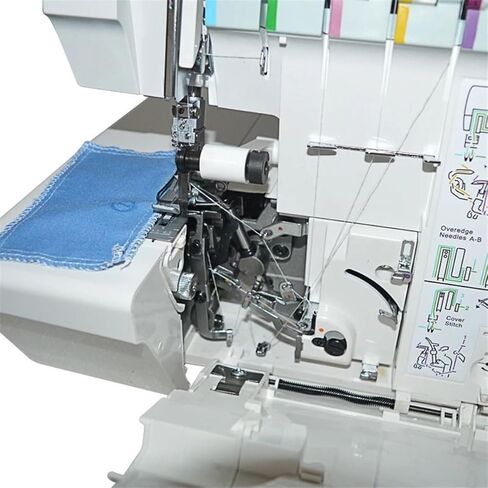 Overlock Sewing Machine,Heavy-Duty Coverstitch Serger with 2-3-4-5 Multiple Stitch Capability,Electric Lockstitch Serger in Saudi Arabia