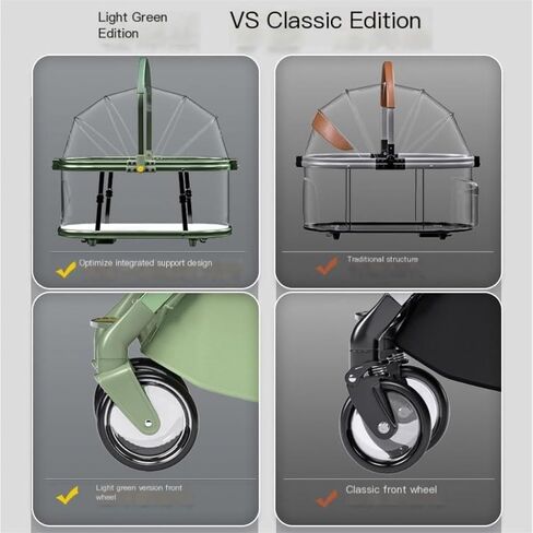 Pet Strollers Pet Stroller Dog Cat Aluminum Tube Stroller Lightweight Foldable Pet Stroller Outdoor Portable Pet Stroller Pet Stroller Medium in Kuwait