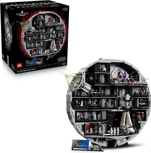LEGO Star Wars Death Star Building Set for Adults, Ages 18+ - Collectible & Room Decor for Office, Bedroom, or Book Shelf - Fun Activity for Men, Women, & Movie Fans - Gift Idea for Birthdays - 75419 in Saudi Arabia