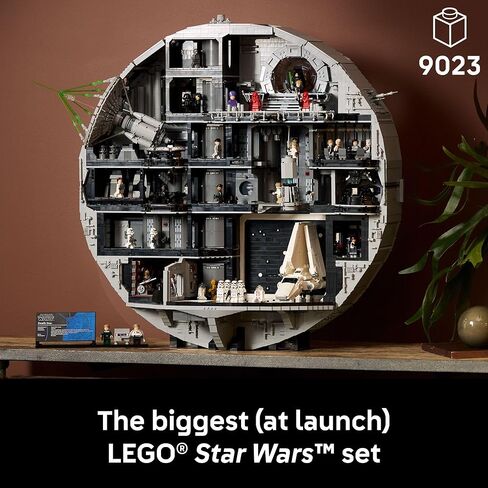 LEGO Star Wars Death Star Building Set for Adults, Ages 18+ - Collectible & Room Decor for Office, Bedroom, or Book Shelf - Fun Activity for Men, Women, & Movie Fans - Gift Idea for Birthdays - 75419 in Saudi Arabia