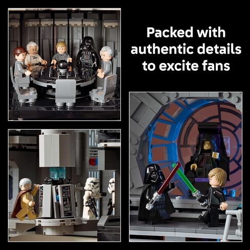 LEGO Star Wars Death Star Building Set for Adults, Ages 18+ - Collectible & Room Decor for Office, Bedroom, or Book Shelf - Fun Activity for Men, Women, & Movie Fans - Gift Idea for Birthdays - 75419 in Saudi Arabia