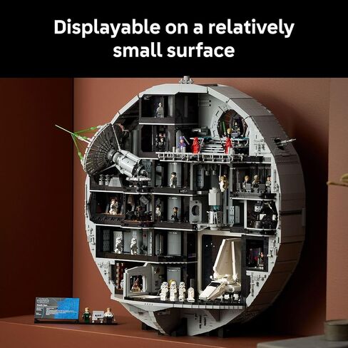 LEGO Star Wars Death Star Building Set for Adults, Ages 18+ - Collectible & Room Decor for Office, Bedroom, or Book Shelf - Fun Activity for Men, Women, & Movie Fans - Gift Idea for Birthdays - 75419 in Saudi Arabia