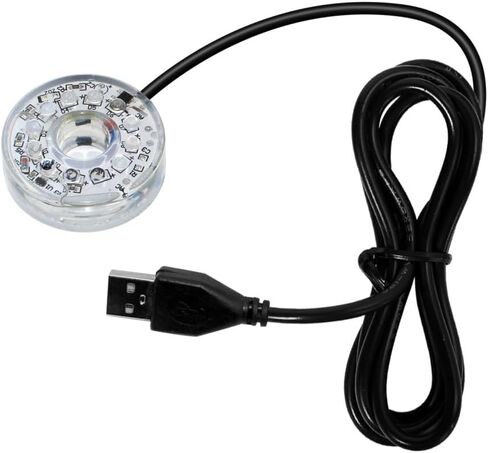 ضوء حوض السمك LED، ضوء LED غاطس ملون مقاوم للماء USB ضوء تحت الماء لخزان حوض السمك in Kuwait