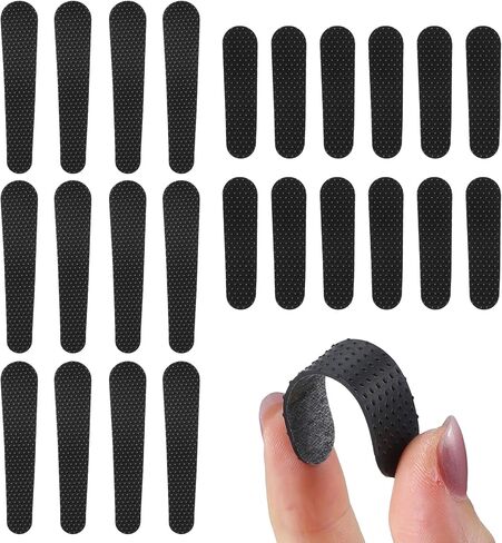 24pcs Non-Slip Shoulder Bag Strap Gripper Holder Black Rubber Adhesive Purse Strap Strip Grip Holder for Handbag Tote Backpack Anti-Falling Self-Adhesive Straps Gummy in Kuwait