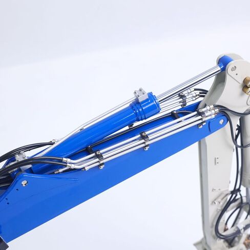 Jd Model 1/14 2Arms 7Ch RC حفار هيدروليكي سريع الإصدار مقرنة معدنية للتحكم في الراديو حفار بناء مركبة خفيفة صوت هواية الصف نموذج للأعمار من 14 عامًا فما فوق in Kuwait