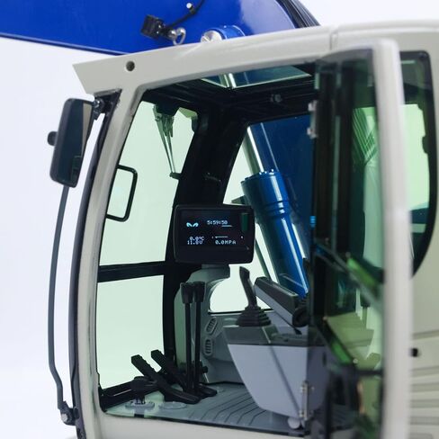 Jd Model 1/14 2Arms 7Ch RC حفار هيدروليكي سريع الإصدار مقرنة معدنية للتحكم في الراديو حفار بناء مركبة خفيفة صوت هواية الصف نموذج للأعمار من 14 عامًا فما فوق in Kuwait