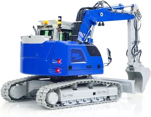 8Ways Valve Metal 1/14 RC Hydraulic Excavator Lr914 Pro Max Remote Control Digger Construction Car Pl18Ev Lite Radio Battery Hobby Grade Model for Ages 14+ in Saudi Arabia